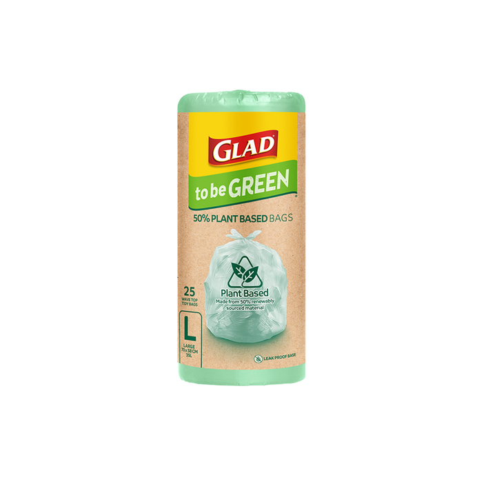Glad to be Green® Plant Based Bags Large 25pk