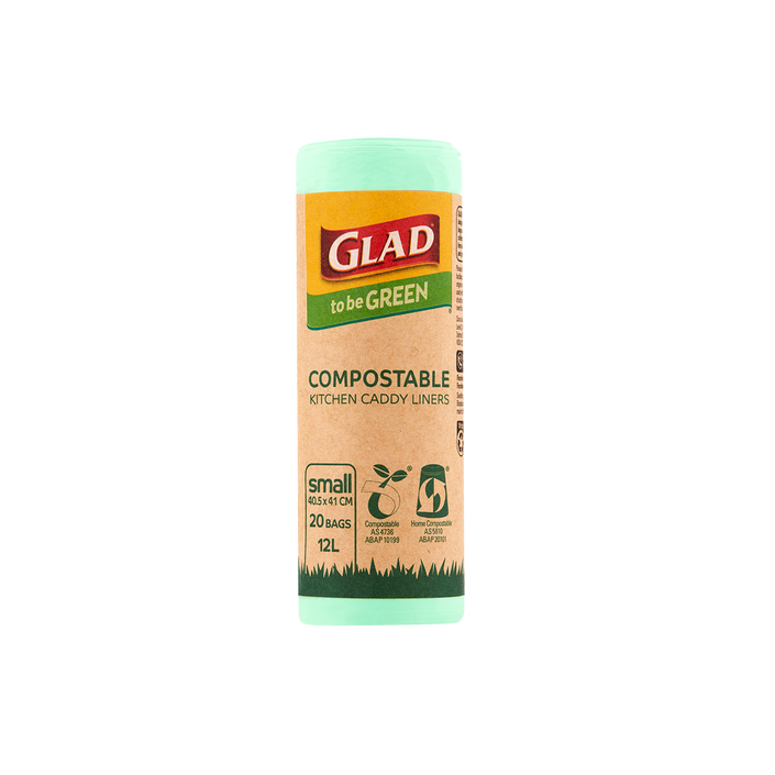 Glad to be Green® Compostable Kitchen Caddy Liners Small 20pk