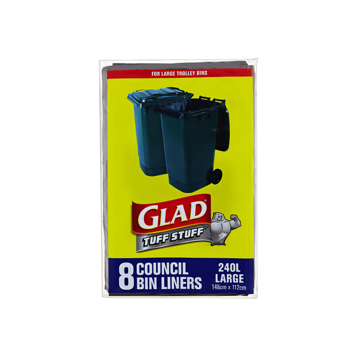 Glad® Council Bin Liners 8pk
