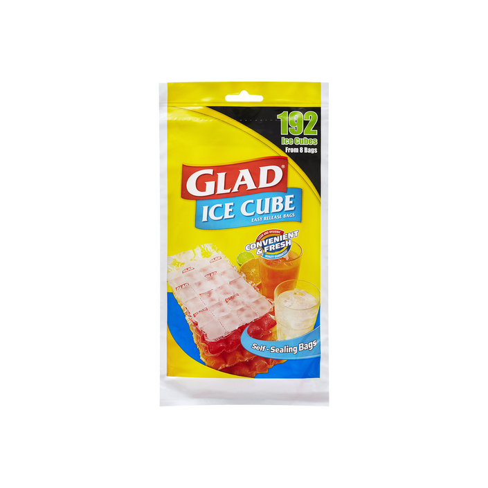 Glad® Ice Cube Bags 8 pack