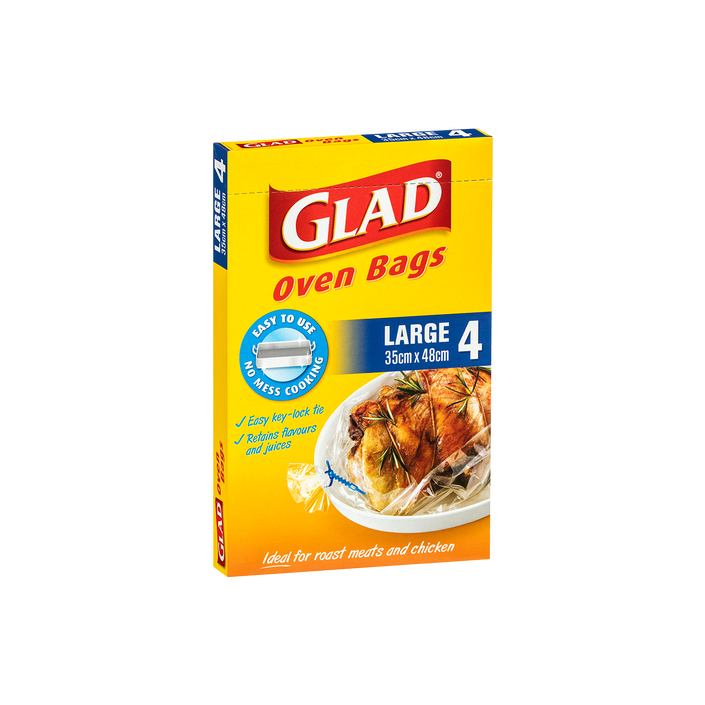 Glad® Oven Roasting Bags Medium – 250mm x 400mm - Glad RSA