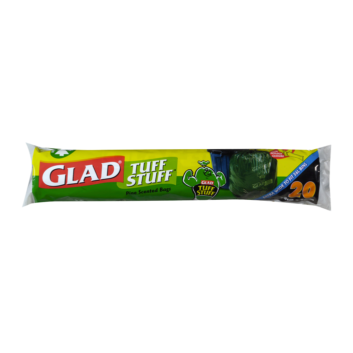 Glad® Tuff Stuff® Garbage Bags 20pk