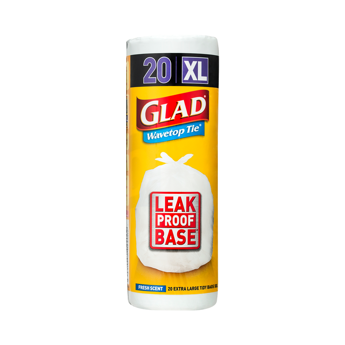 Glad® Wavetop Tie® Bags Extra Large 20pk