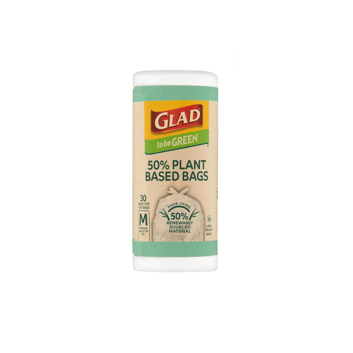 Glad to be Green® Plant Based Kitchen Tidy Bags Medium 30pk