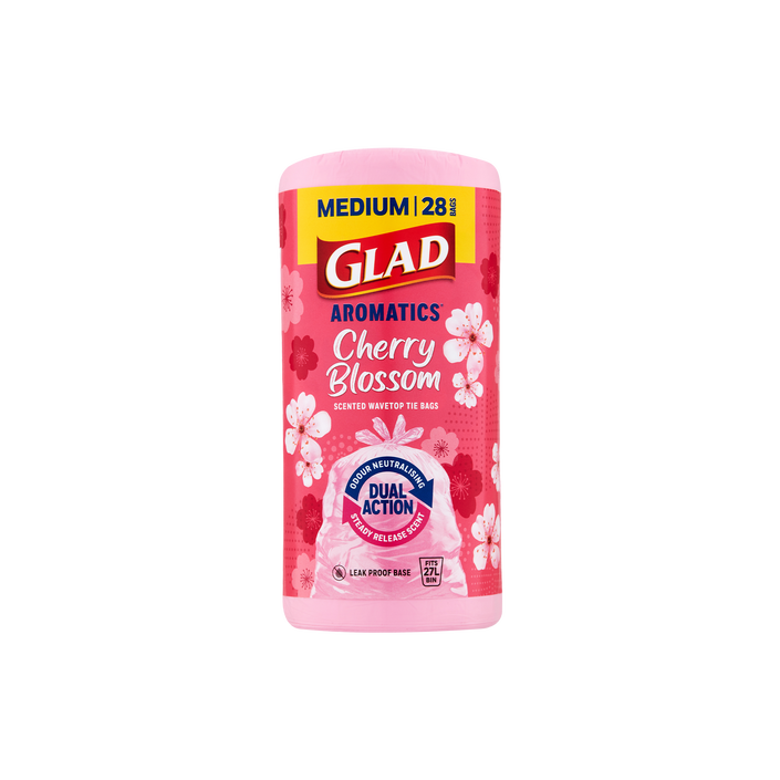 GLAD Aromatics® Kitchen Tidy Bags – Medium Cherry Blossom
