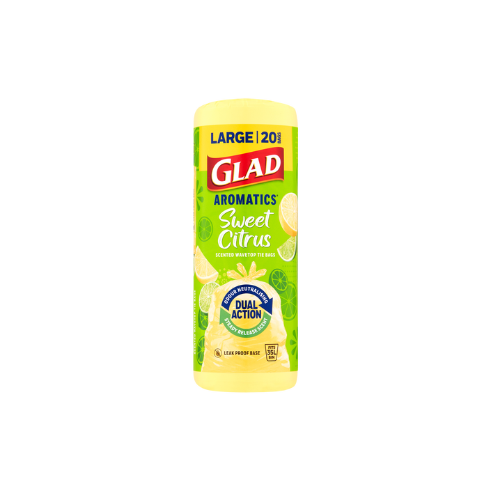 GLAD Aromatics® Kitchen Tidy Bags – Large Sweet Citrus