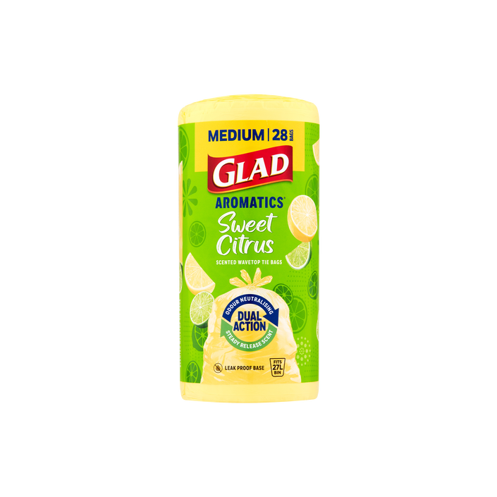 GLAD Aromatics® Kitchen Tidy Bags – Medium Sweet Citrus