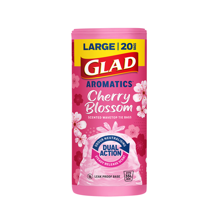 GLAD Aromatics® Kitchen Tidy Bags – Large Cherry Blossom
